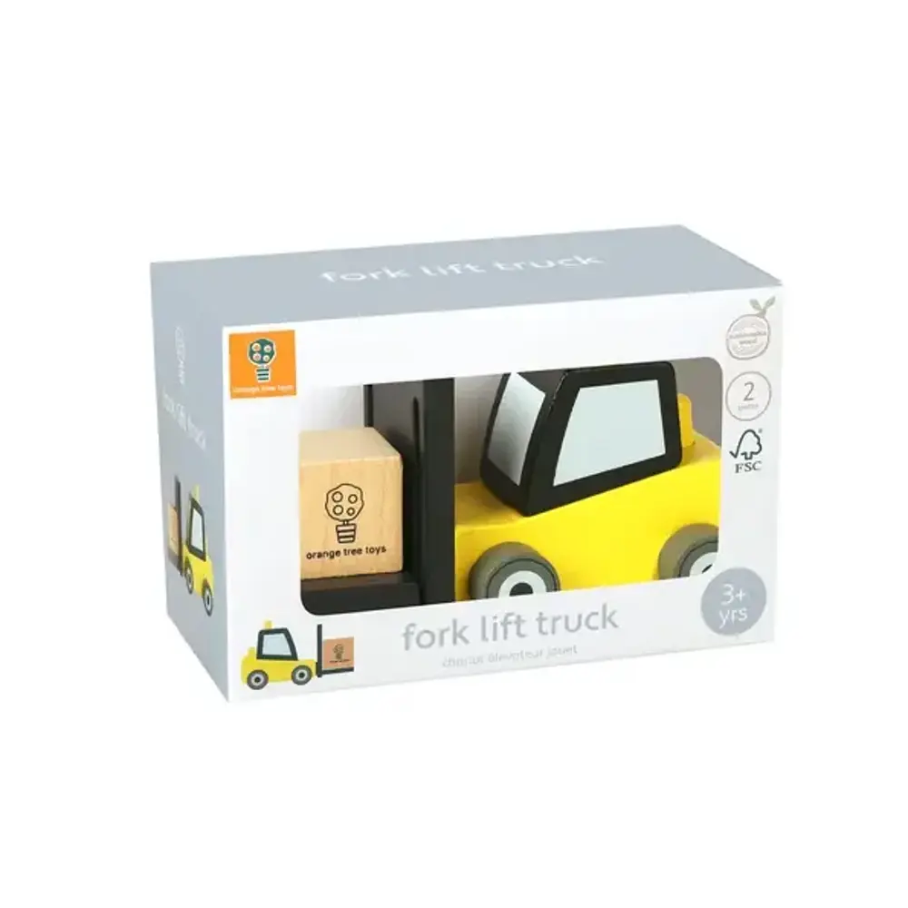 Orange Tree Toys Fork Lift Truck 